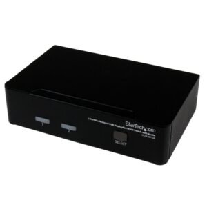 2 Port Professional USB DisplayPort KVM Switch with Audio - TAA