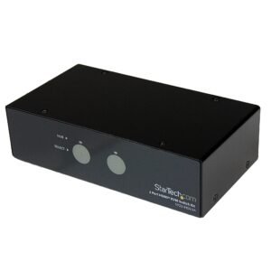 2 Port SuperSpeed USB 3.0 HDMI KVM Switch with Audio and Cables