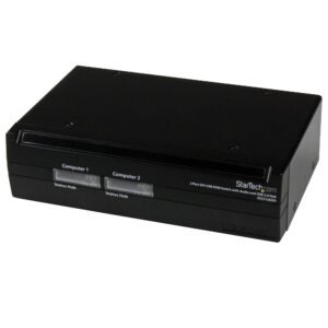 2 Port DVI USB KVM Switch with Audio and USB 2.0 Hub