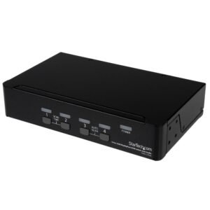 4 Port USB DisplayPort KVM Switch with Audio - TAA