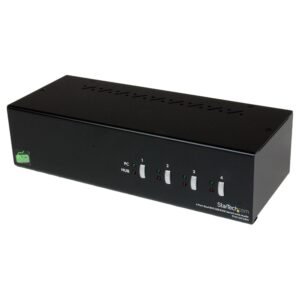 4 Port Dual DVI USB KVM Switch with Audio