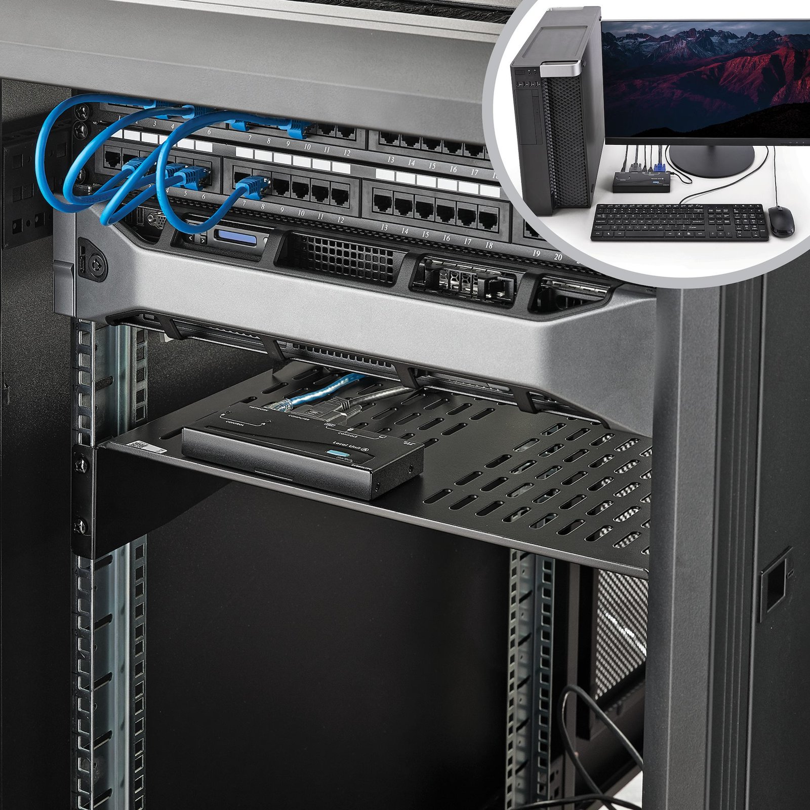 USB VGA KVM Console Extender over CAT5 UTP (500 ft) - TAA - Image 5