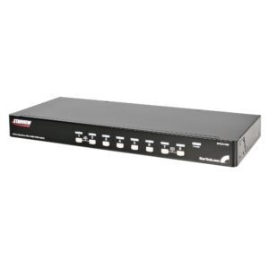 8 Port 1U Rackmount USB PS2 KVM Switch with OSD