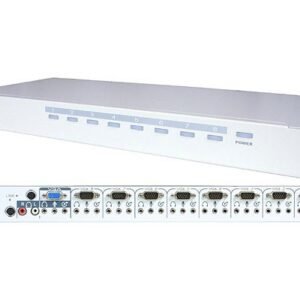 8 Port Dual Display and Media Expansion Module for SV831 KVM Switch
