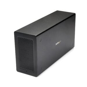 Thunderbolt 3 PCIe Expansion Chassis, External Enclosure with One PCI Express Slot, PCIe Box for Laptops/Desktops/All-In-Ones, 5K/4K Output