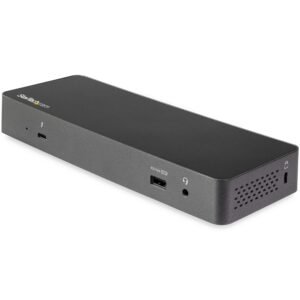 Thunderbolt™ 3 Dock w/ USB-C Compatibility - Dual Monitor 4K60Hz DisplayPort Laptop Docking Station - 60W PD, GbE, 5x USB Hub - TB3 / USB