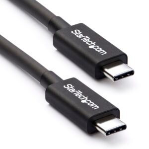 50cm (1.6ft) Thunderbolt 3 Cable, 40Gbps, 100W PD, 4K/5K, Thunderbolt Certified, Compatible with Thunderbolt 4/USB 3.2/DisplayPort
