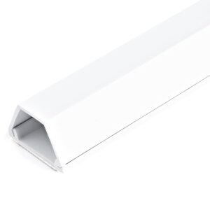 6 ft 2 Piece Cable Raceway Duct - White - TAA
