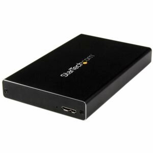 USB 3.0 Universal 2.5in SATA III or IDE Hard Drive Enclosure with UASP - Portable External SSD / HDD - TAA