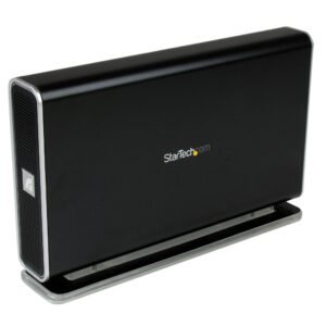 3.5in Black USB 2.0 to IDE SATA External Hard Drive Enclosure