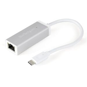 USB-C to Gigabit Ethernet Adapter, Aluminum, Thunderbolt 3 / 4 Compatible, USB Type C Network Adapter