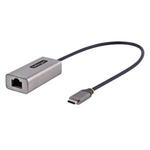 USB-C to Ethernet Adapter, USB 3.0 to Gigabit Ethernet Network Adapter, 10/100/1000 Mbps, USB-C to RJ45 Ethernet Adapter (GbE), 12in