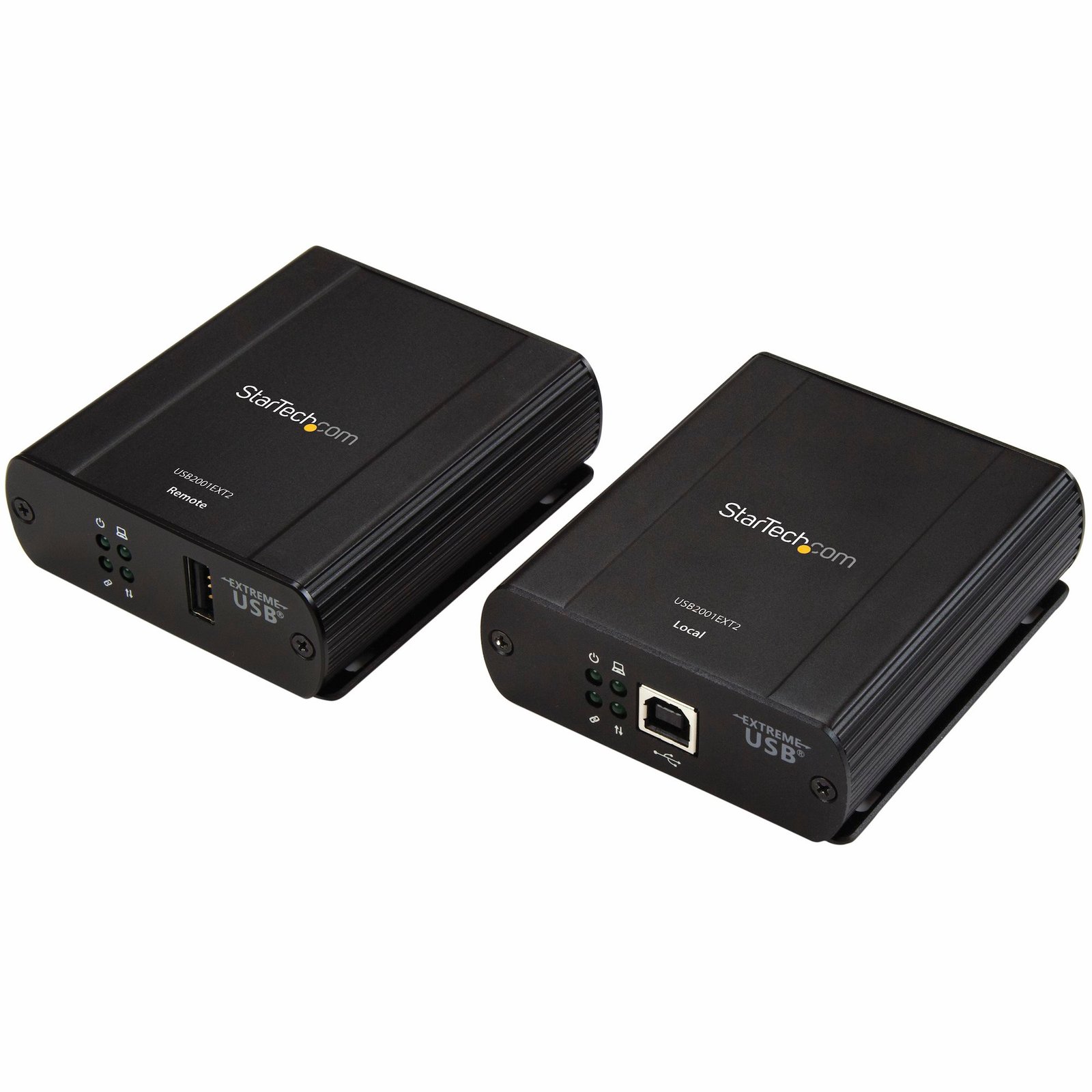 1-Port USB 2.0 Ethernet Extender - Up to 330ft(100m) Extension Over Cat5/Cat6 -Industrial USB Over UTP Repeater
