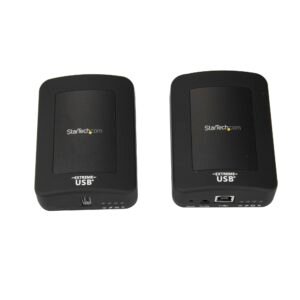 1 Port USB 2.0 over Cat5 or Cat6 Extender Kit - Locally or Remotely Powered - 330 ft (100 m) - USB Extender - USB to Ethernet