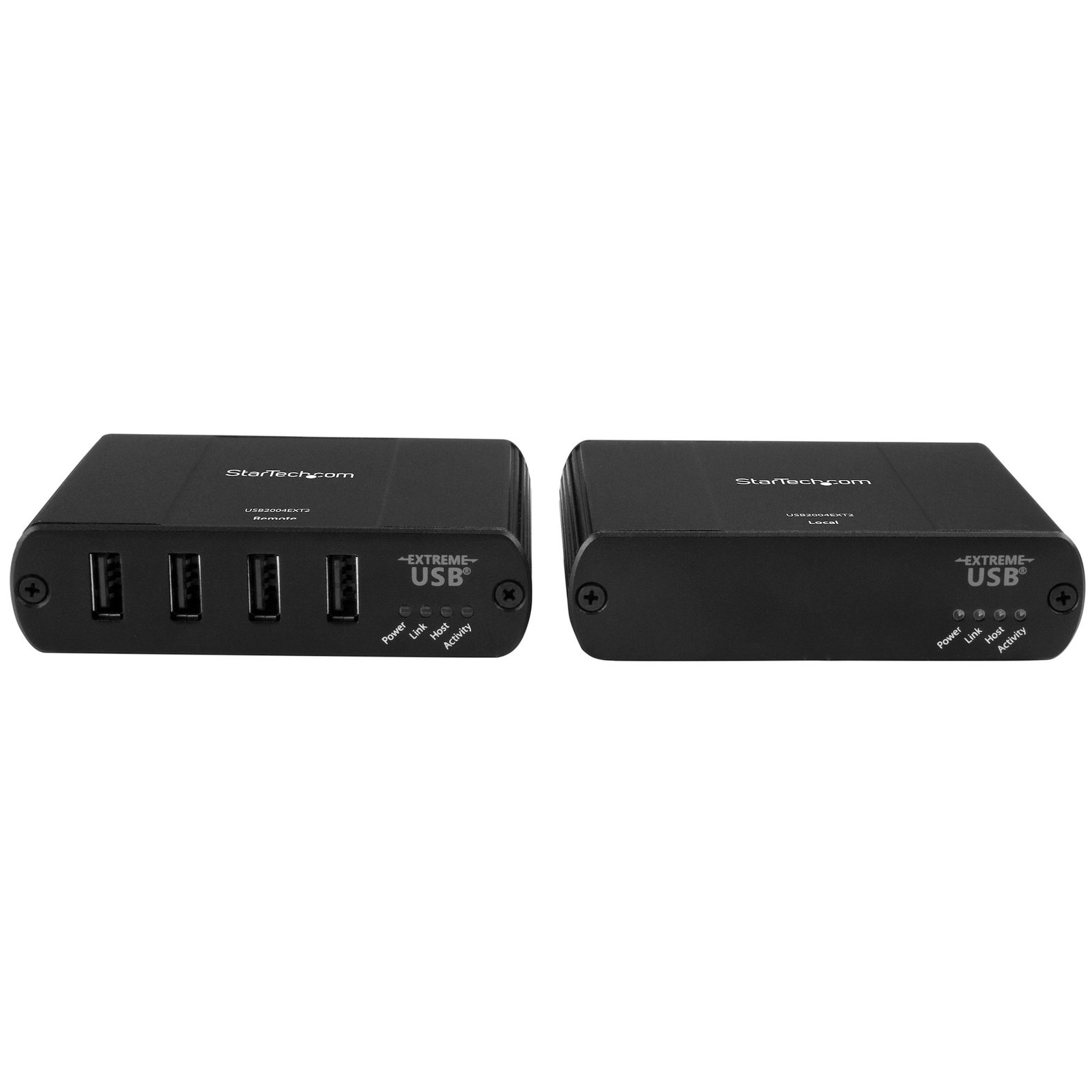 4-Port USB Extender - Up to 330 ft (100m) USB 2.0 over Cat5/Cat6 Extender - 480 Mbps USB Over Ethernet Extender - Image 2