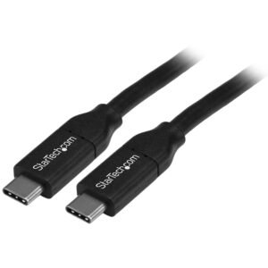 13ft (4m) USB-C Fast Charging Cable, Charge & Sync, 100W (5A) PD, USB 2.0, USB-IF Certified - Black USB C Charging Cord