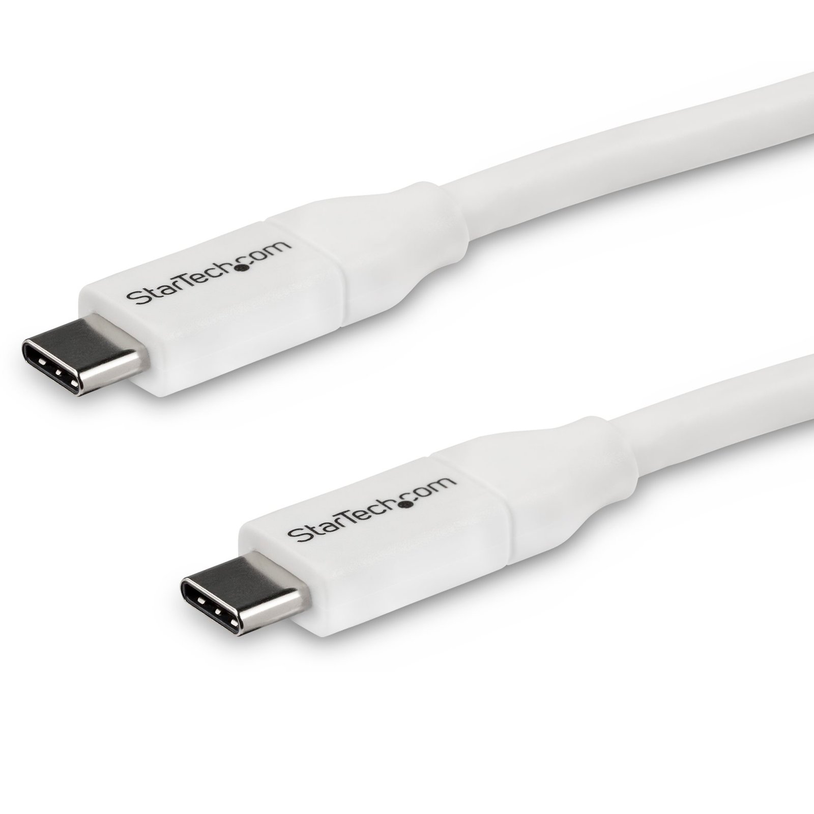 13ft (4m) USB-C Fast Charging Cable, Charge & Sync, 100W (5A) PD, USB 2.0, USB-IF Certified - White USB C Charging Cord