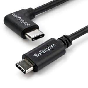 3ft (1m) USB-C Charging Cable, Right-Angled, Charge & Sync, 60W (3A) PD, USB 2.0 Laptop Charger Cable - USB C Charging Cord
