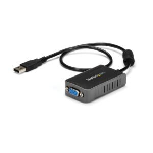 USB 2.0 to VGA Adapter, USB to VGA Monitor Converter for Windows, 1440x900 (no support for macOS/ChromeOS/Linux) - TAA
