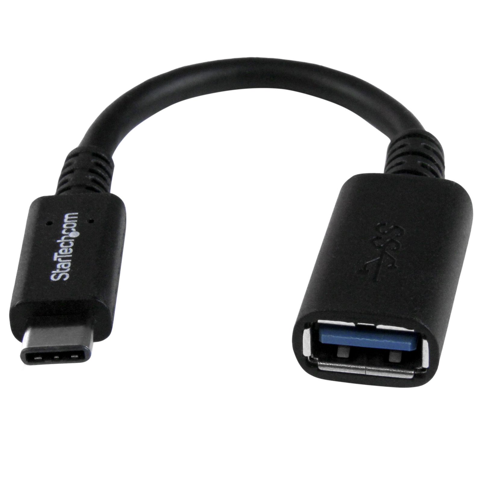6in (15cm) USB-C to USB-A Adapter, USB 5Gbps, 3A, USB-C Male to USB-A Female Converter, USB-IF Certified - Thunderbolt Compatible