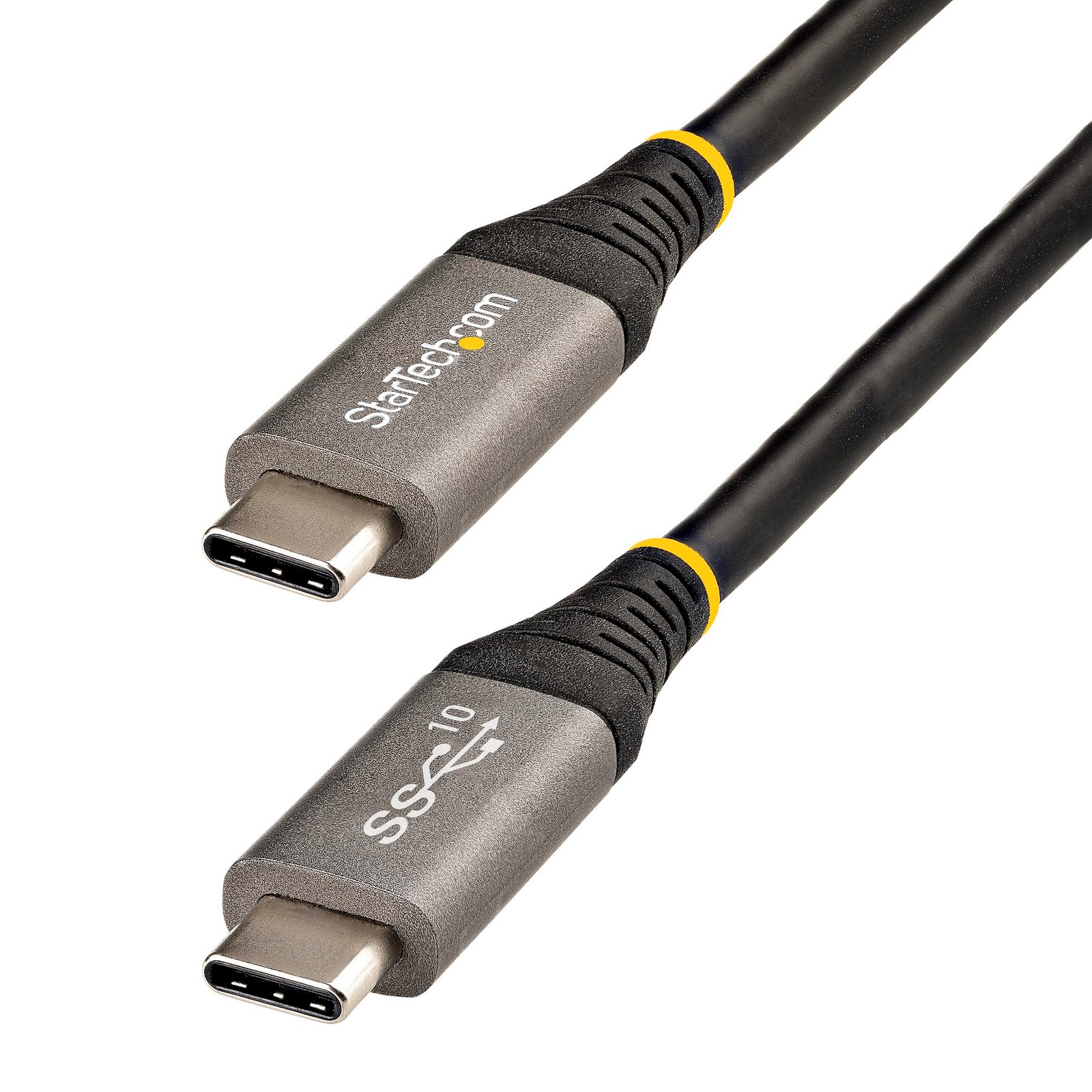 3ft (1m) USB-C Cable, USB 10Gbps, 100W (5A) Power Delivery, 8K 60Hz / 4K 144Hz DP Alt Mode, USB-IF Certified, Thunderbolt Compatible