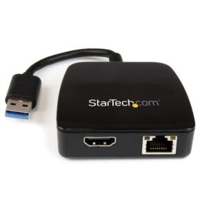 Travel Adapter for Laptops - HDMI and GbE - USB 3.0