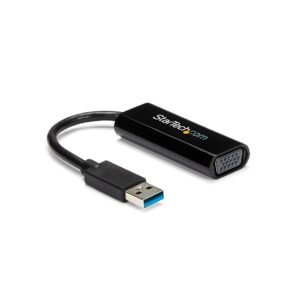 USB 3.0 to VGA Adapter, USB to VGA Monitor Converter for Windows, Slim (no support for macOS/ChromeOS/Linux) - TAA