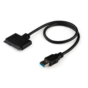 SATA to USB Cable, USB 5Gbps to 2.5in SATA I II III Hard Drive Adapter, External Converter for SSD or HDD Data Transfer