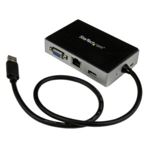 Travel Docking Station for Laptops - VGA - USB 3.0