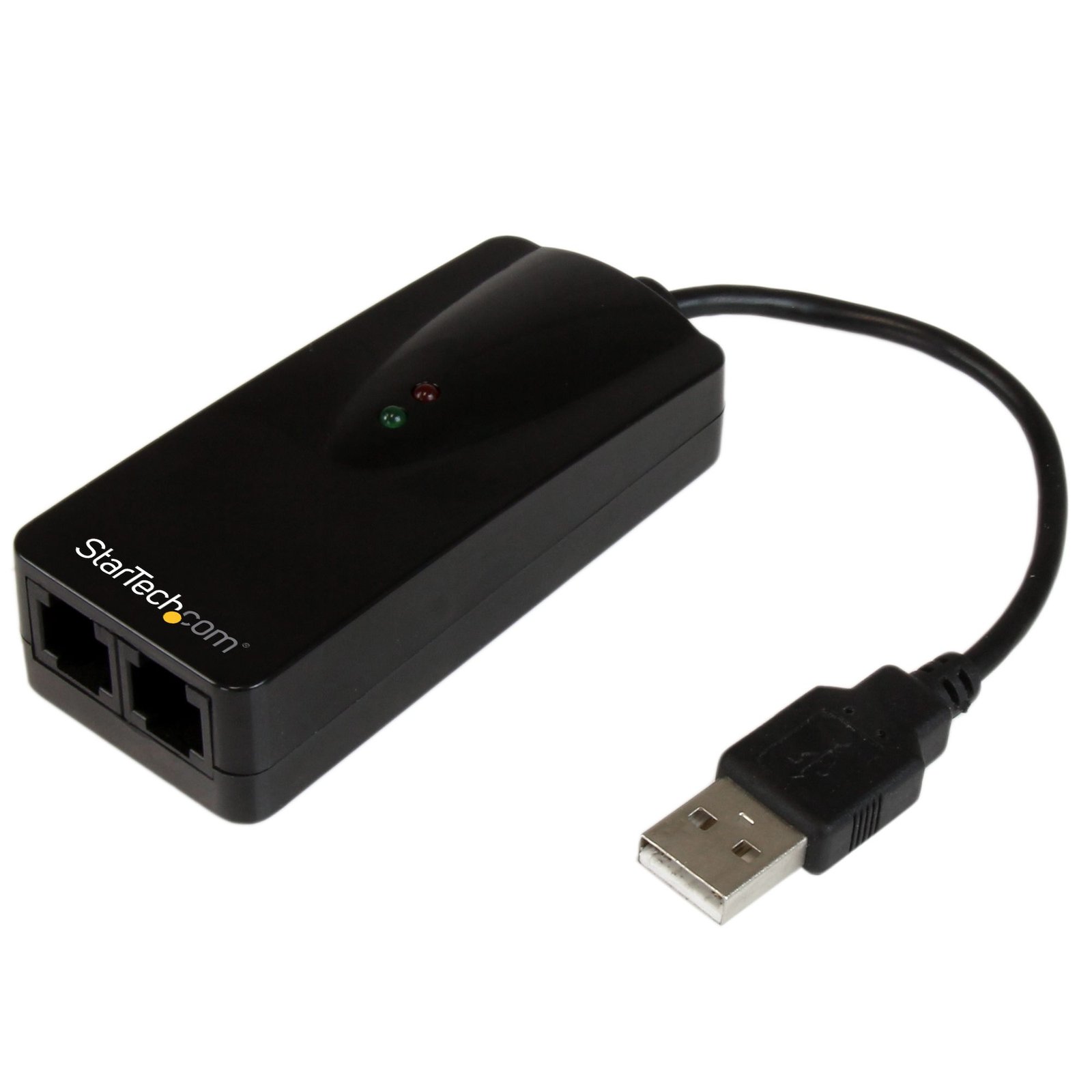 External USB Modem - 2-Port, 56K, Hardware Based