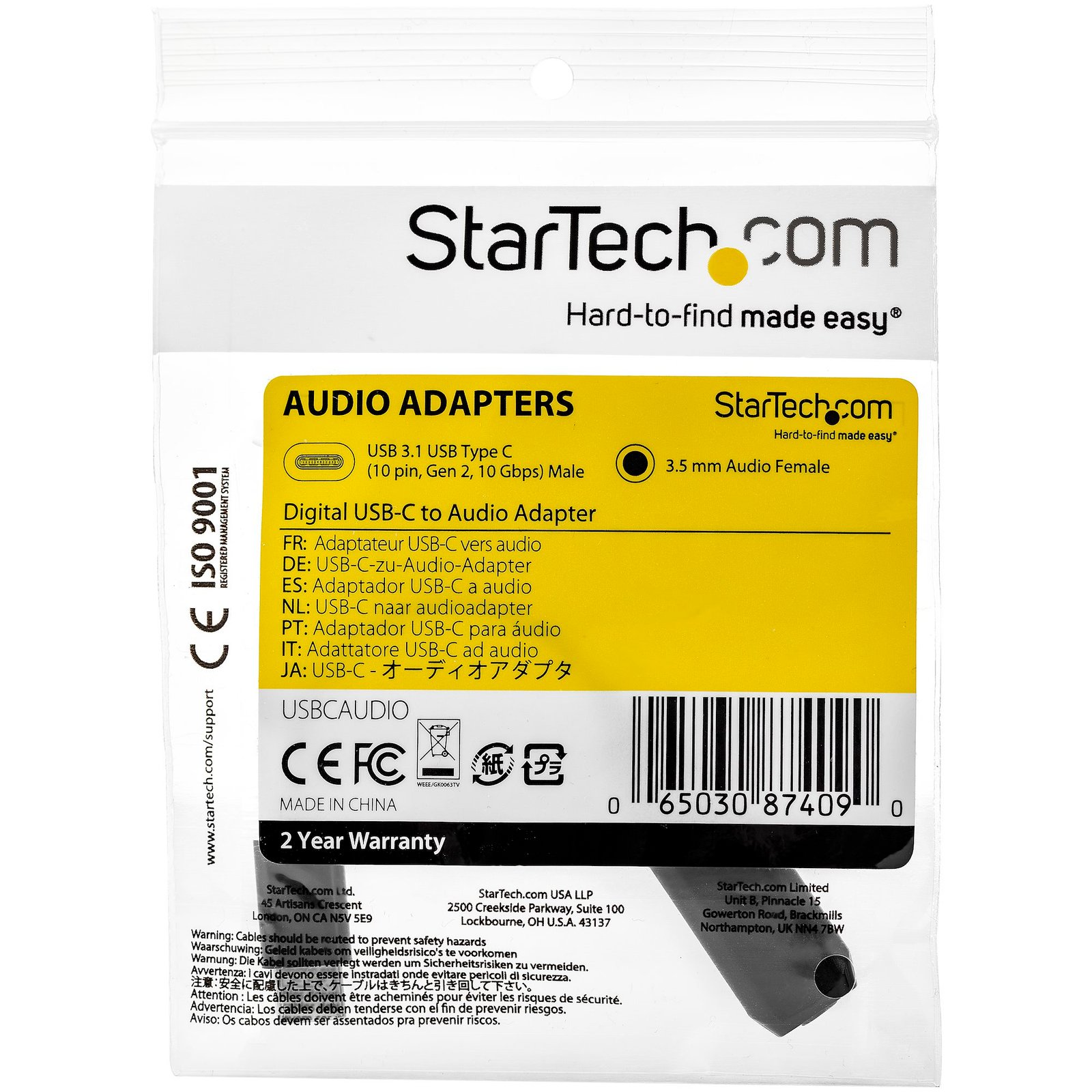 USB C to 3.5mm Audio Adapter - USB Type C to AUX Female Wired Headphone Jack w/32-bit DAC - Active USB C Digital Sound Card for Headset Audio Conference - Samsung S10 iPad Pro - Image 4
