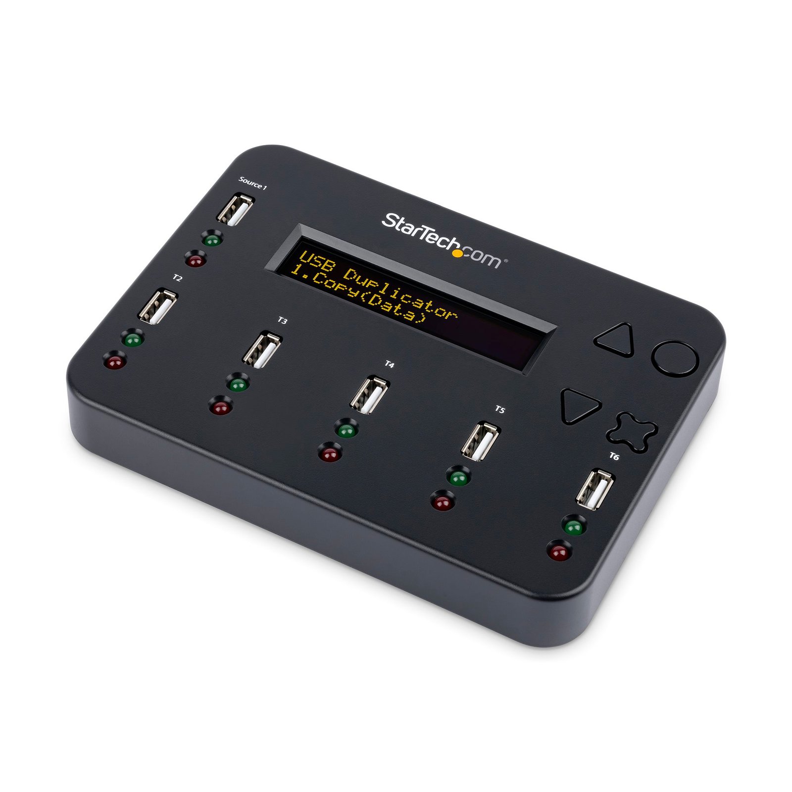 Standalone 1 to 5 USB Thumb Drive Duplicator and Eraser, Multiple USB Flash Drive Copier, System and File and Whole-Drive Copy at1.5