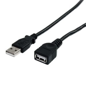 10 ft Black USB 2.0 Extension Cable A to A - M/F