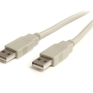 6 ft Beige A to A USB 2.0 Cable - M/M