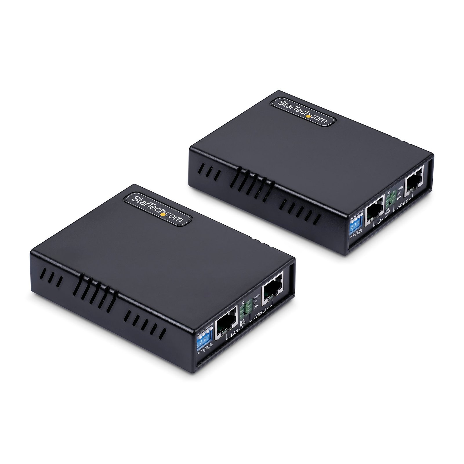 VDSL2 Ethernet Extender Kit over Single Pair Wire, Up to 0.6mi (1km) Long Range LAN Repeater over Phone Line/CAT5e/CAT6, Up to 300Mbps