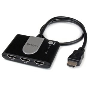 3 Port HDMI Auto Switch w/ IR Remote Control