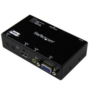 2x1 HDMI + VGA to HDMI Converter Switch w/ Automatic and Priority Switching – 1080p - TAA