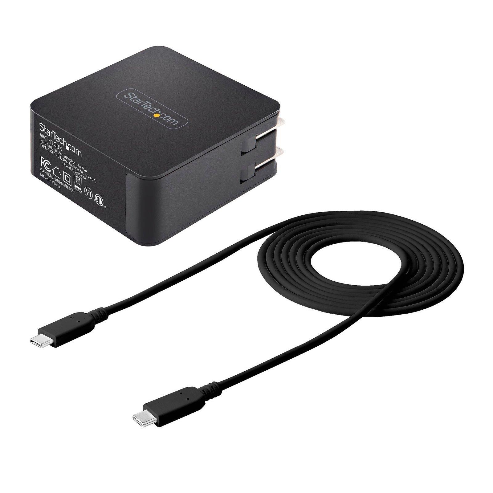 USB C Wall Charger - USB C Laptop Charger 60W PD - 6ft/2m Cable - Universal Compact Type C Power Adapter - Dell XPS, Lenovo X1 Carbon, HP EliteBook, MacBook - USB IF/ETL Certified - Image 6