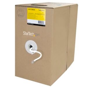 White Cat5e Stranded UTP Patch Cable - By the Roll