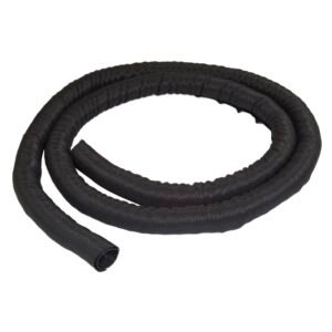 6.5' (2m) Cable Management Sleeve - Flexible Coiled Cable Wrap - 1.0-1.5" dia. Expandable Sleeve - Polyester Cord