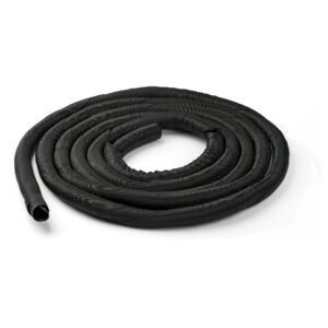 15' (4.6m) Cable Management Sleeve - Flexible Coiled Cable Wrap - 1.0-1.5" dia. Expandable Sleeve - Polyester Cord