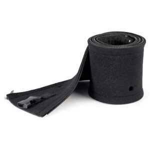 40" (1m) Neoprene Cable Management Sleeve with Zipper & Buckle - 1.2" (3cm) Diameter - Computer/PC Power/Network/AV Cord Cover/Manager