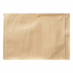 3M Packing List Envelopes: 7 in Outside Ht, 10 in Outside Lg, Clear, 1,000 PK