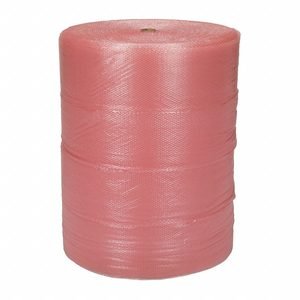 Bubble Rolls: 3/16 in Bubble Size, 12 in Roll Wd, 750 ft Roll Lg, Perforated, 4 PK