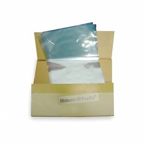 Shrink Wrap Bags: 0.8 mil Thick, 8 in Wd, 12 in Lg, Clear, 160°F Shrink Temp, PVC, 500 PK