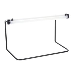 Tubing Bag Dispenser: 12 in Wd, 9 in Ht, 13 1/4 in Dp, Steel, 12 in Max Recommended Bag Wd
