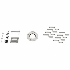 AEGIS Motor Grounding Ring: One Piece, For 38 mm Shaft Dia, 132M/132S, Aluminum, IEC