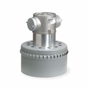 AMETEK LAMB Vacuum Motor: 42V DC, 7.5 in Body Dia, 3 Blower Stages, 128.2 cfm Airflow - Max