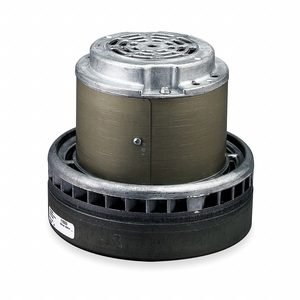 AMETEK LAMB Vacuum Motor: Metal Mounting Brackets, 7.2 in Body Dia., 120V AC, 2 Blower Stages