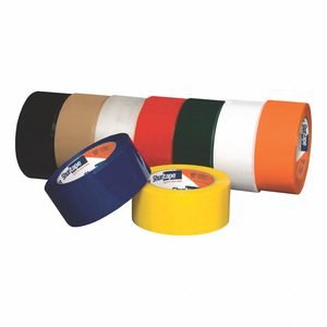 APPROVED VENDOR Color Coding Tape: 1.9 mil Tape Thick, Red, 2 7/8 in x 1,000 yd, HP 200, 4 PK